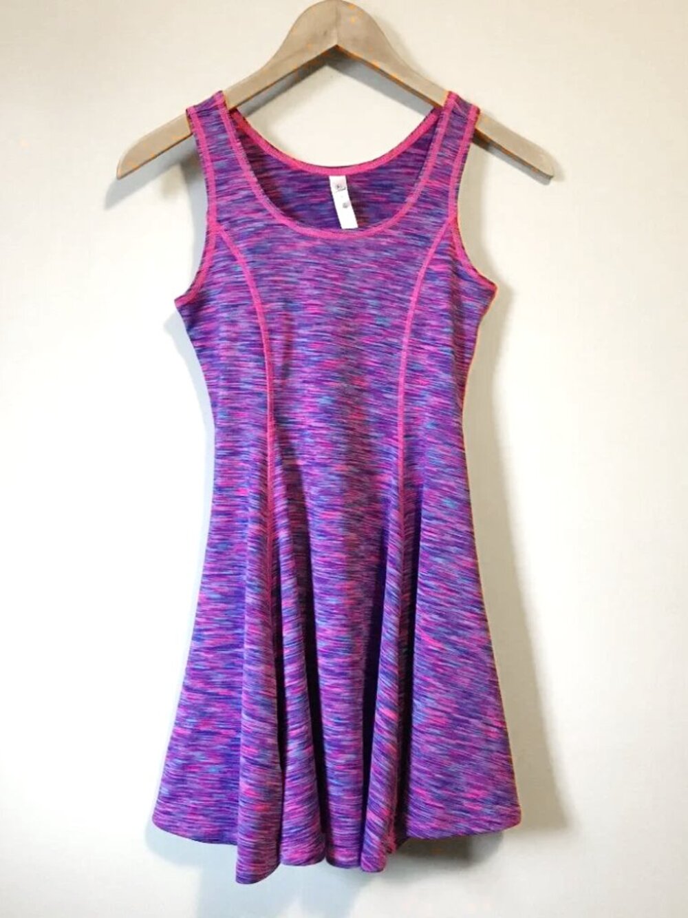 90 Degree By Reflex Rainbow Multi Sporty Sleeveless A-Line Dress